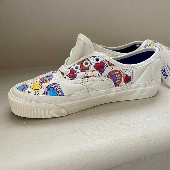 Vans Authentic 44 DX Positivity Patchwork Womens Size 5 Shoe Sneakers White - Picture 7 of 8